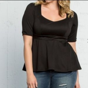 Kiyonna Peplum Top 1x